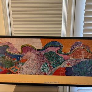 Rare Vintage Original David Hockney Print